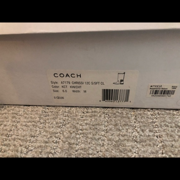 Coach tall leather boots style Chrissi - Picture 4 of 4